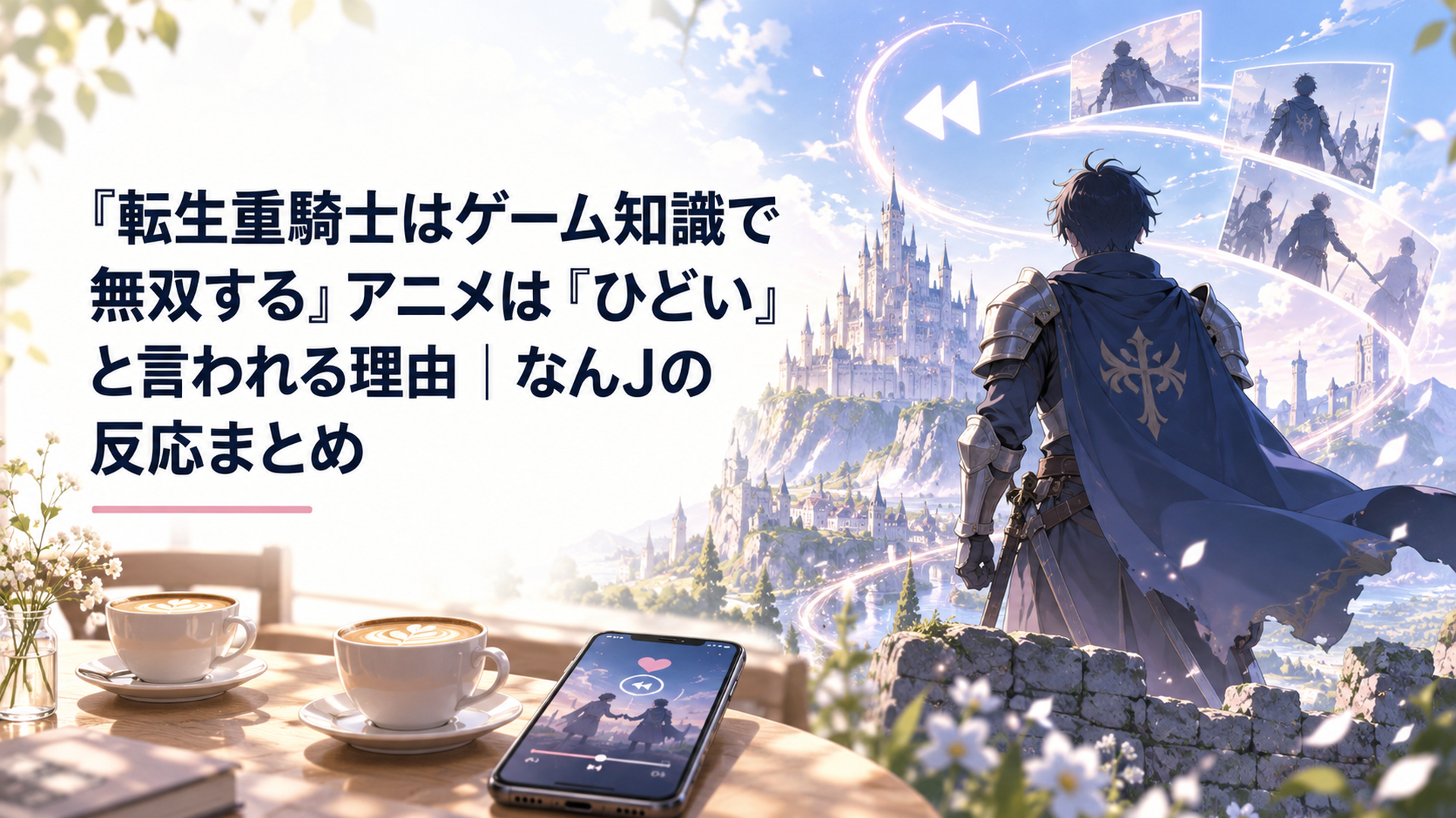 巻き戻し演出とこだわりの作画で議論を呼ぶ異世界転生アニメのイメージ
