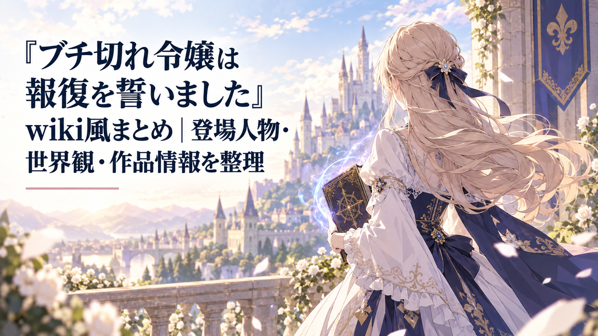 婚約破棄された公爵令嬢が魔導書を手に祖国への報復を誓う場面